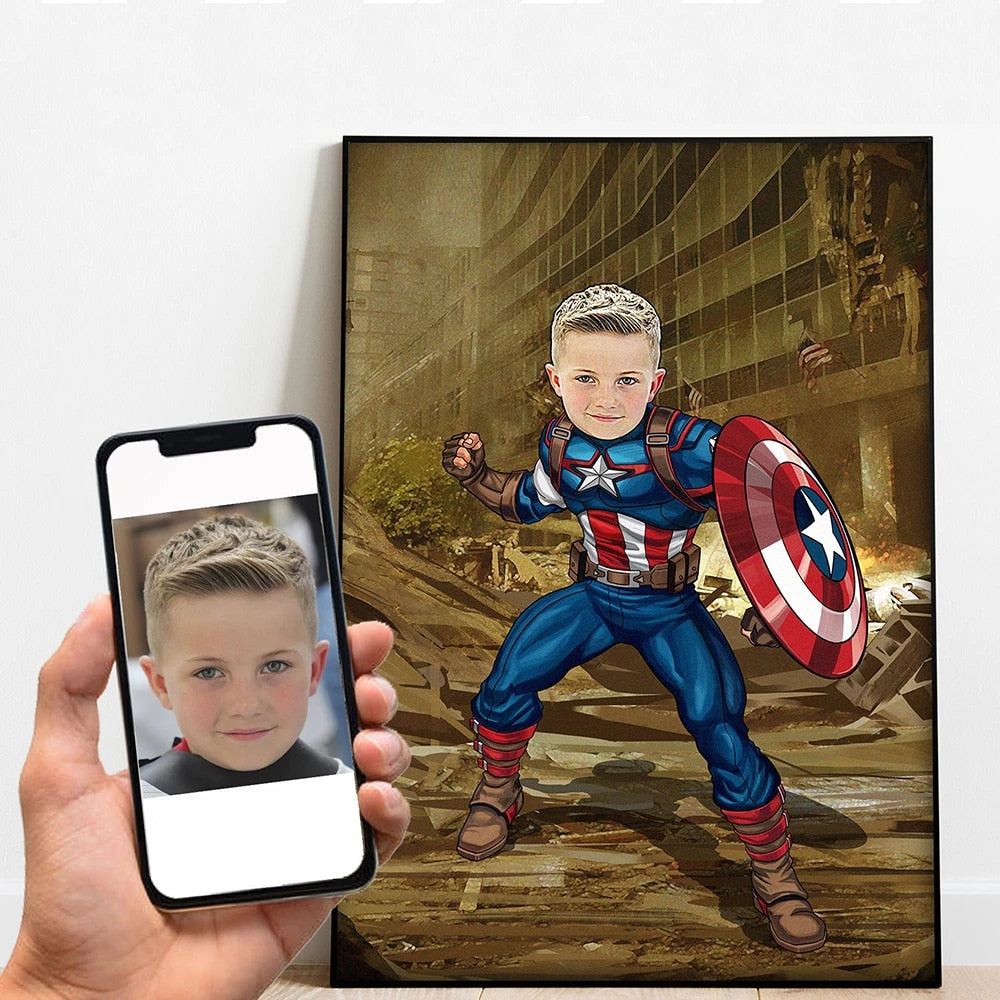 Make Your Little One the Captain America - myphoto-gift.com