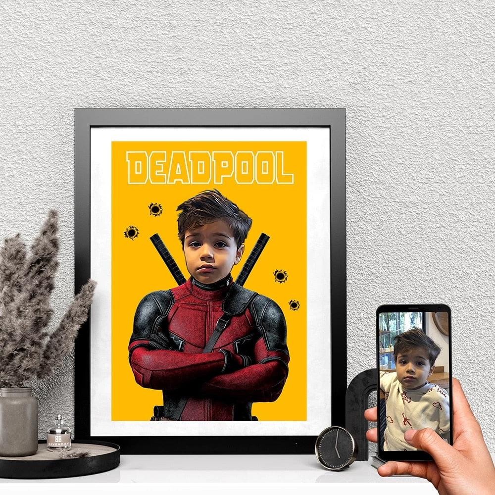 Make Your Little One the Deadpool Superhero - myphoto-gift.com
