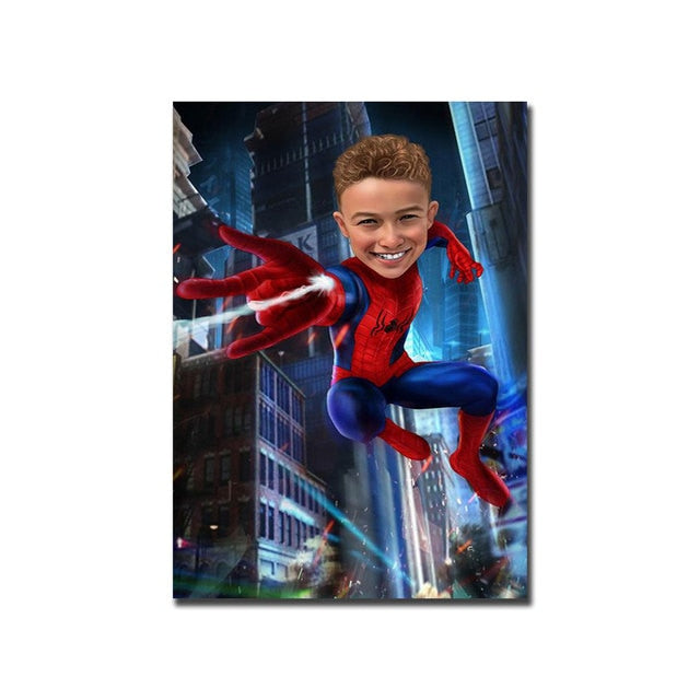 Make Your Little One the Spiderman - myphoto-gift.com