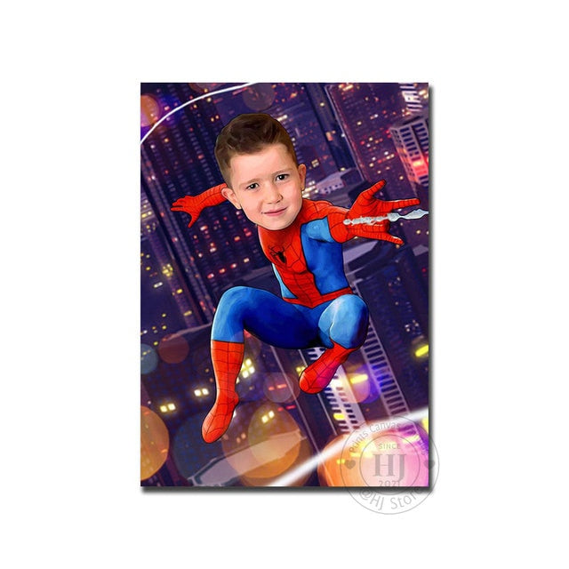 Make Your Little One the Spiderman - myphoto-gift.com